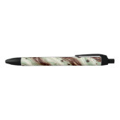 Mint Chocolate Chip Milkshake Marble Design Zwarte Inkt Pen (Bovenkant)