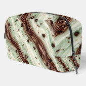 Mint Chocolate Chip Milkshake Marmer Design Toilettasje (Rechterhoek)