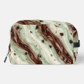 Mint Chocolate Chip Milkshake Marmer Design Toilettasje (Achterkant)