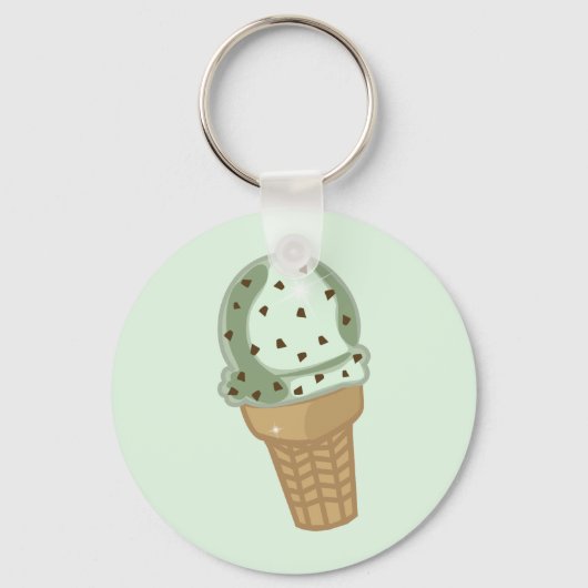 Mint Chocolate Chip Sleutelhanger (Voorkant)