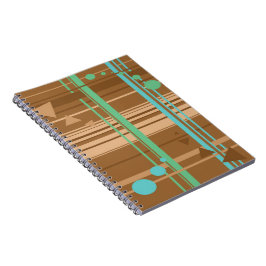 Mint Chocolate Geometry Notitieboek