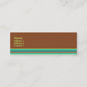 Mint Chocolate-profielkaart Mini Visitekaartje