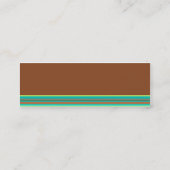 Mint Chocolate-profielkaart Mini Visitekaartje (Achterkant)