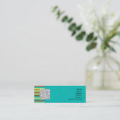 Mint Chocolate-profielkaart Mini Visitekaartje (Staand voorkant)