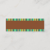 Mint Chocolate-profielkaart Mini Visitekaartje (Achterkant)