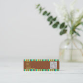 Mint Chocolate-profielkaart Mini Visitekaartje (Staand voorkant)