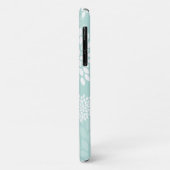 Mint Chrysanthemums Floral Pattern Case-Mate iPhone Case (Achterkant/links)