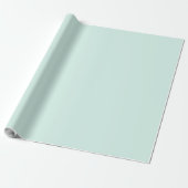 Mint Cloud Cadeaupapier (Uitgerold)