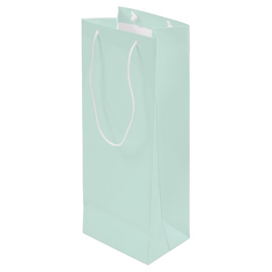 Mint Cloud Wijn Cadeautas (Achterkant Gekanteld)