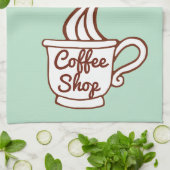 Mint Coffee Shop Kitchen Towel Theedoek (Gevouwen)
