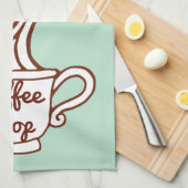 Mint Coffee Shop Kitchen Towel Theedoek (Quarter Fold)