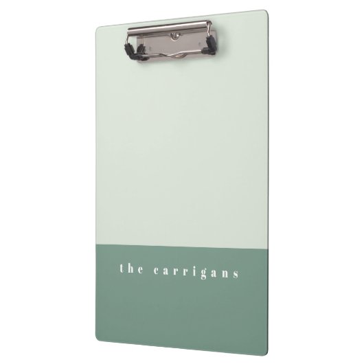 Mint Color Block Klembord (Links)