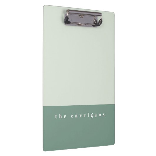 Mint Color Block Klembord (Rechts)