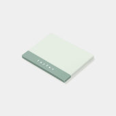 Mint Color Block Post-it® Notes (Schuin)