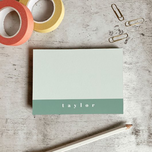 Mint Color Block Post-it® Notes