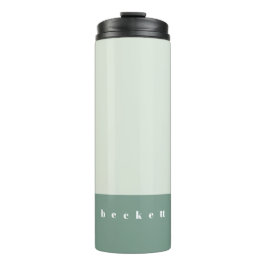 Mint Color Block Thermosbeker