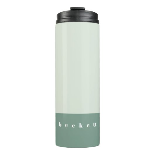 Mint Color Block Thermosbeker (Voorkant)
