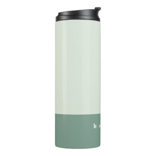 Mint Color Block Thermosbeker (Gedraaid links)