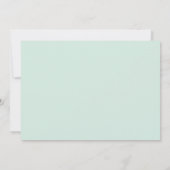 Mint Confetti Stippen Graduation Party Uitnodiging (Achterkant)