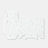 Mint Confetti Waterverf Stippen gunstbox Bedankdoosjes (Uitgevouwen)