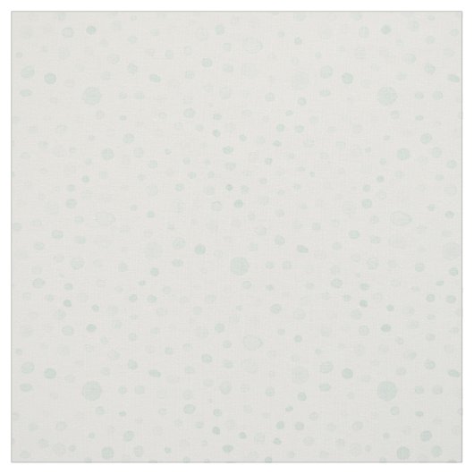 Mint Confetti Waterverf Stippen Stof (Swatch)
