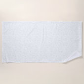 Mint Confetti Waterverf Stippen Strandlaken (Voorkant)