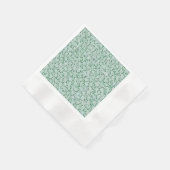 Mint Cream Celadon Lichtgroen Blauw Grijs Servet (Hoek)