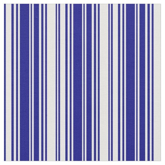 Mint Cream en Blue Stripes/Lines Pattern Stof (Close Up)