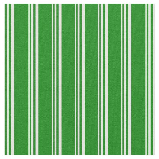 Mint Cream en Groen Striped/Lined Pattern Stof (Close Up)