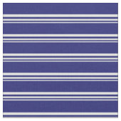 Mint Cream en Midnight Blue Lined Pattern Stof (Close Up)