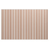 Mint Cream en Sienna Stripes Pattern Stof (Fat Quarter)