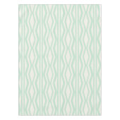 Mint Cream geometrisch patroon tafelkleed (Voorkant)