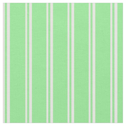 Mint Cream & Light Green Pattern Stof (Close Up)