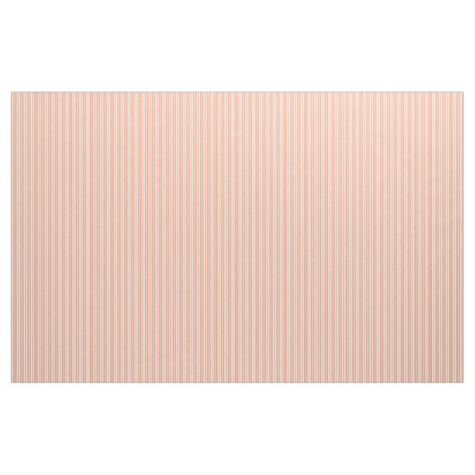 Mint Cream & Light Salmon Striped/Lined Pattern Stof (Fat Quarter)