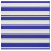 Mint Crème en Donkerblauw Striped/Lined Pattern Stof (Swatch)