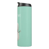 Mint Cute Christmas Snowman Thermosbeker (Geroteerd rechts)