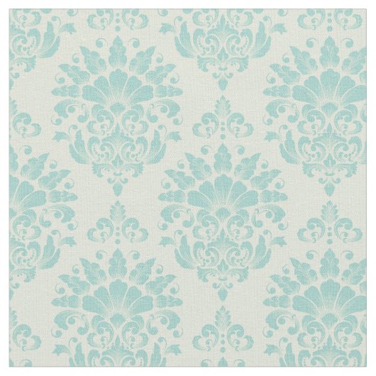 Mint Damask Stof (Close Up)