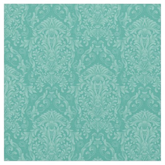 Mint Damask Stof (Close Up)