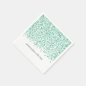 Mint Dazzle Confetti Servetten (Hoek)
