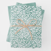  Mint Dierenprint Inpakpapier Vel (In situ)