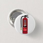 Mint Diet Cola Soda Brandblusser Ronde Button 3,2 Cm (Voorkant /achterkant)