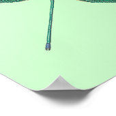 Mint Dragonflies wat achter ons ligt Poster (Hoek)