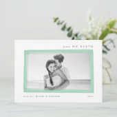 Mint | Dreamweaver Wish Peace on Earth Foto Feestdagenkaart (Staand voorkant)