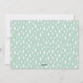 Mint | Droomwens Prettig Kerstfeest Foto Feestdagenkaart (Achterkant)