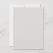 Mint Elephant Baby Shower Invitations Kaart (Achterkant)