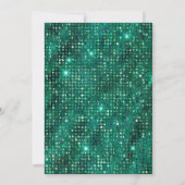 Mint Emerald Diamond studeerde Folie 80e verjaarda Kaart (Achterkant)