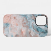 Mint Emperador marble onyx iPhone Hoesje (Achterkant horizontaal)
