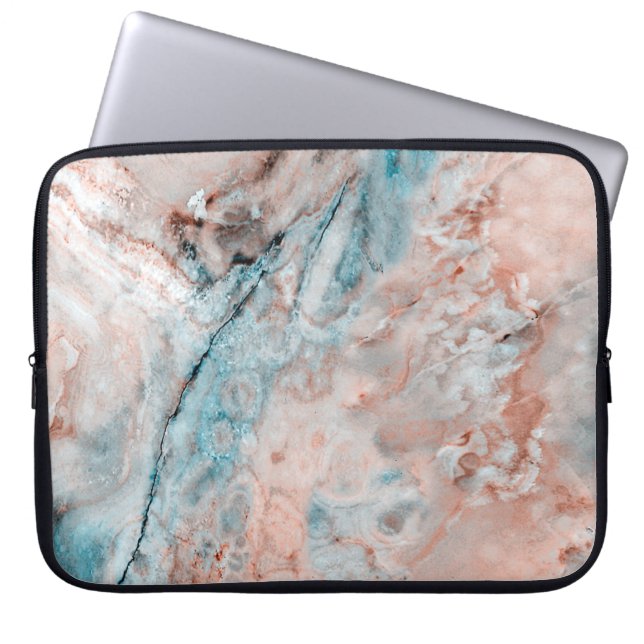 Mint Emperador marble onyx Laptop Sleeve (Voorkant)