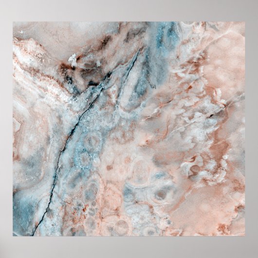 Mint Emperador marmer, aquakalksteen Poster (Voorkant)