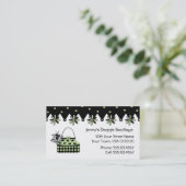 Mint en Black Dog Boutique Visitekaartje (Staand voorkant)